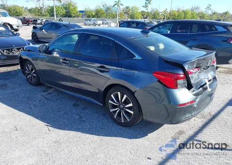 2022 Honda Civic Ex из США, поврежденный, VIN JHMFE1F78NX003781